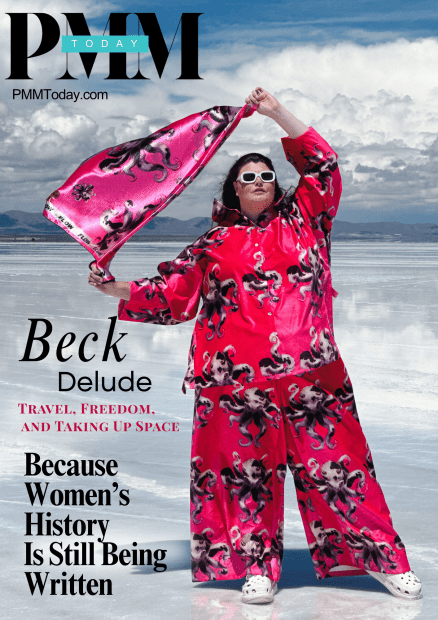Beck Delude cover photo for PMM Today magazine